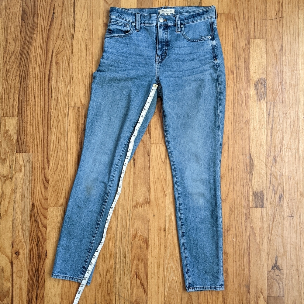 Madewell 9" Mid-Rise Skinny Jeans 26 Tall - Picture 4 of 13